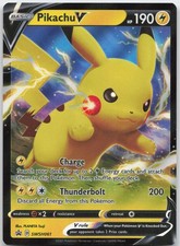 PIKACHU V SWSH061 HOLO PROMO SPADA E SCUDO PROMO POKEMON HOLO NM