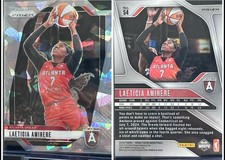 2024 Panini Prizm WNBA Laeticia Amihere #54 Ice Prizm Atlanta Dream
