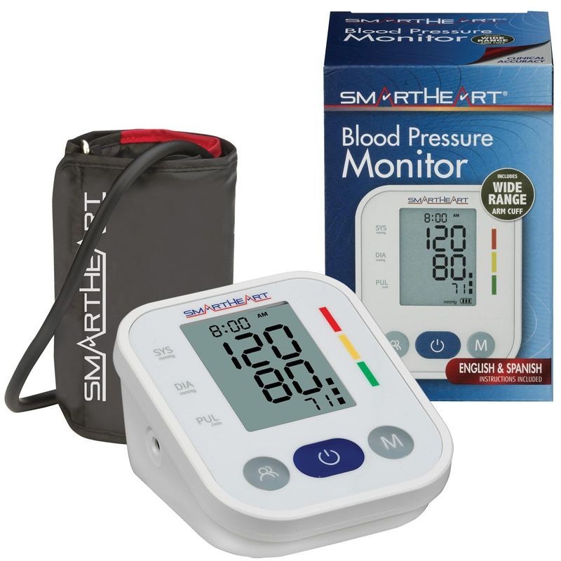SmartHeart Blood Pressure Monitor - Wide Range Arm Cuff - Model 01-573 - New