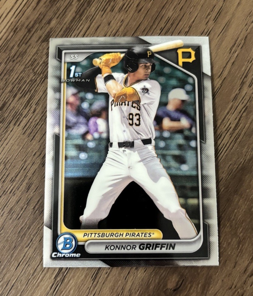 Konnor Griffin 2024 Bowman Chrome Draft 1ST ROOKIE PIRATES #22