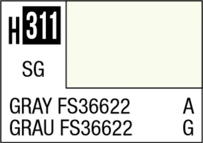 Mr. Hobby Aqueous H311 Semi-Gloss Gray FS36622 10ml