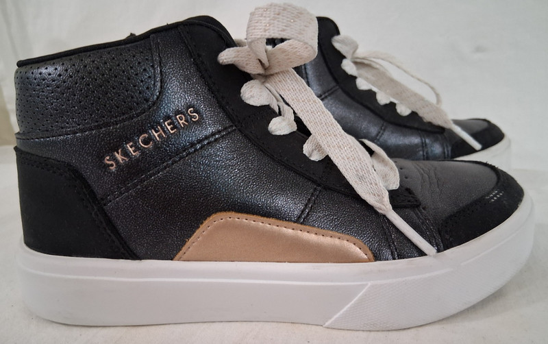 SKETCHERS - EDEN LX - SLEEK STYLE - GIRLS HIGHTOP SNEAKERS SZ 13