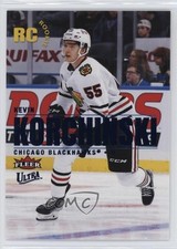 2023 Upper Deck Fleer Ultra Rookies Blue Foil 116/399 Kevin Korchinski #215 i9y