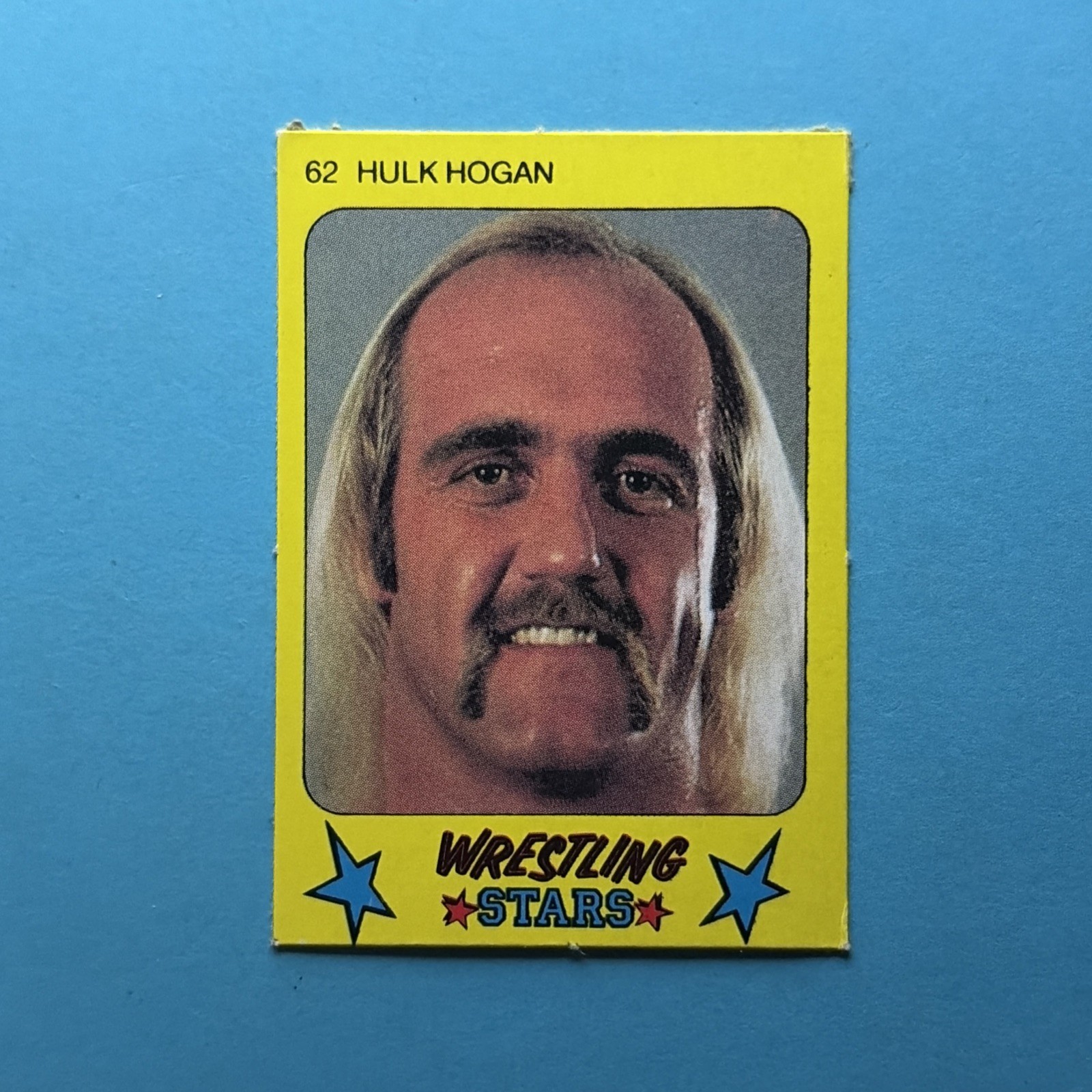1986 Monty Gum Super Wrestling Stars #62 Hulk Hogan