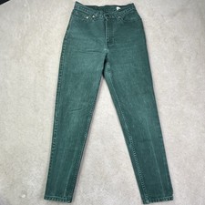 Vtg Levis 512 Slim Fit Tapered Leg Jeans Womens 9 Med USA 90s Green Mom