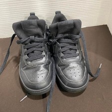 Black Nike court Borough low re craft sneakers size 4Y. SKU318