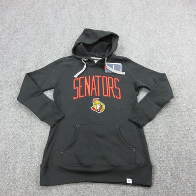 Ottawa Senators Hoodie Sweatshirt Womens Small Black NHL Hockey Fanatics