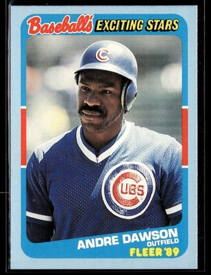 1989 Fleer Baseball's Exciting Stars #11 Andre Dawson Baseball Card 0501D