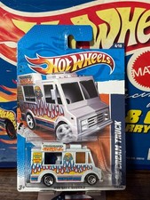 Hot Wheels Ice Cream Truck, WHITE; 2011 HW City Works Series 4/10 (B01)