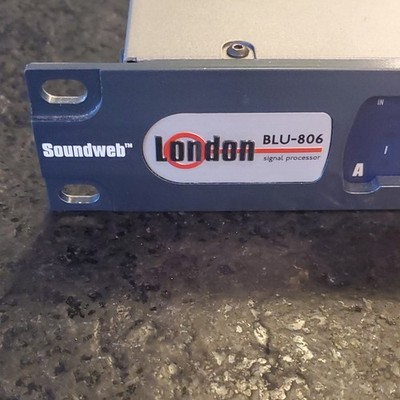 BSS Soundweb London BLU-806 Signal Processor Rack Digital Audio