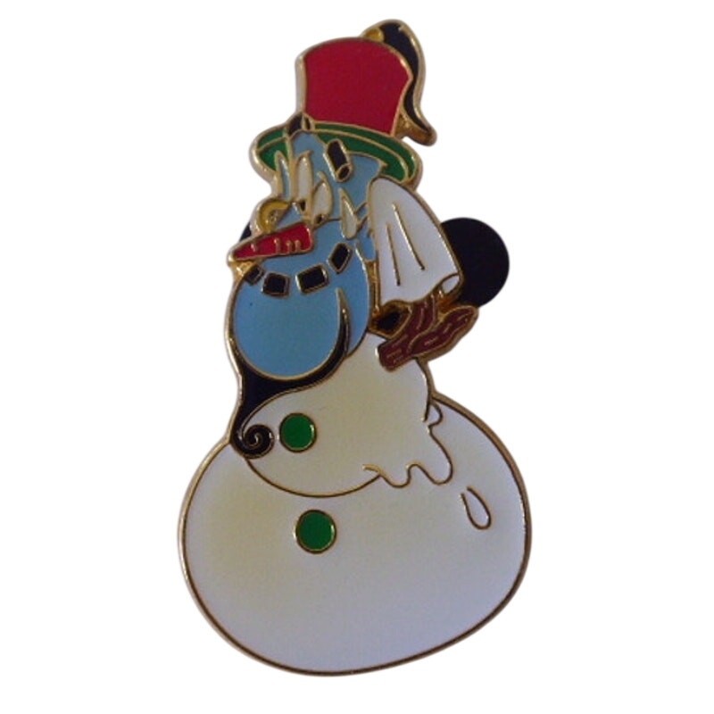 Disney Trading Pin 62107 Japan Snowman Holiday Genie Game Prize Christmas - TDS