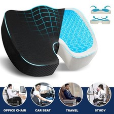 Memory Foam Seat Cushion Office Chair Car Seat Pad Coccyx Tailbone Pain Relief