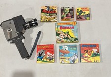 Vintage 8mm Movie Camera  7 Films Batman Rodan Horror Mighty Mouse Super 8