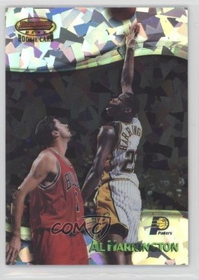 1998-99 Bowman's Best Atomic Refractor 80/100 Al Harrington #123 Rookie RC 3c7