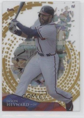 2014 Topps High Tek National League Gold Diffractor 14/99 Jason Heyward k4c