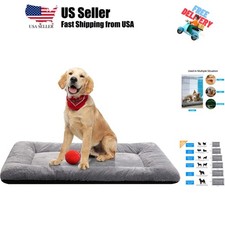 Dog Beds Crate Pad for Medium/Large Dogs Fit Metal,Ultra Soft, Washable  Ant...