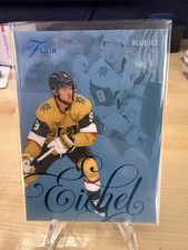 Upper Deck 2025-26 Flair Jack Eichel #136 Blue Ice /25 Golden Knights