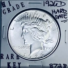 1926 D PEACE SILVER DOLLAR HI GRADE GENUINE U.S. MINT RARE KEY COIN 8728