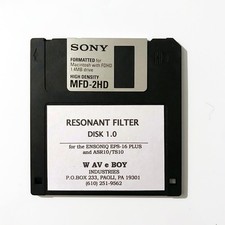 Effet "Resonant Filter"  WaveBoy pour sampler clavier ENSONIQ ASR 10, EPS 16