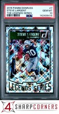 2016 PANINI DONRUSS THE LEGENDS SERIES #7 STEVE LARGENT HOF #/999 POP 1 PSA 10