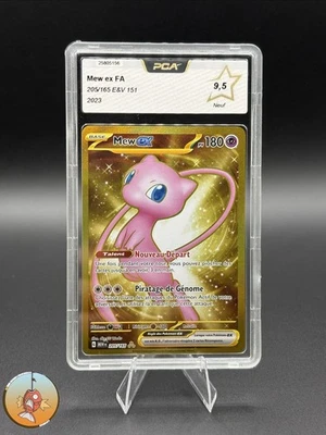 Carte Pokemon gradée PCA 9,5 Mew Ex 205/165 Gold - EV3.5 - 151 - FR - Photo 1/4