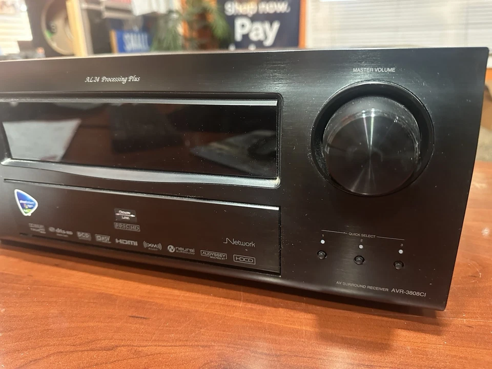 Denon AVR-3808CI 7.1-Channel Home Theater Receiver Made In Japan - Image 3 of 4