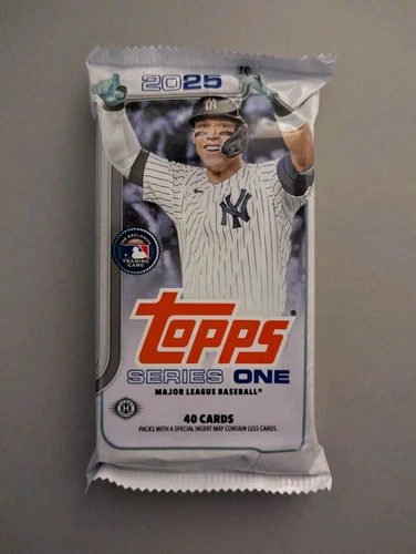 2025 TOPPS SERIES 1 BASEBALL JUMBO HOBBY 40 CARD PACK - NEW - FREE SHIPPING