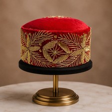 Afrikanische nigerianische traditionelle Samtm&uuml;tze f&uuml;r Ihre verschiedenen Anl&auml;sse.