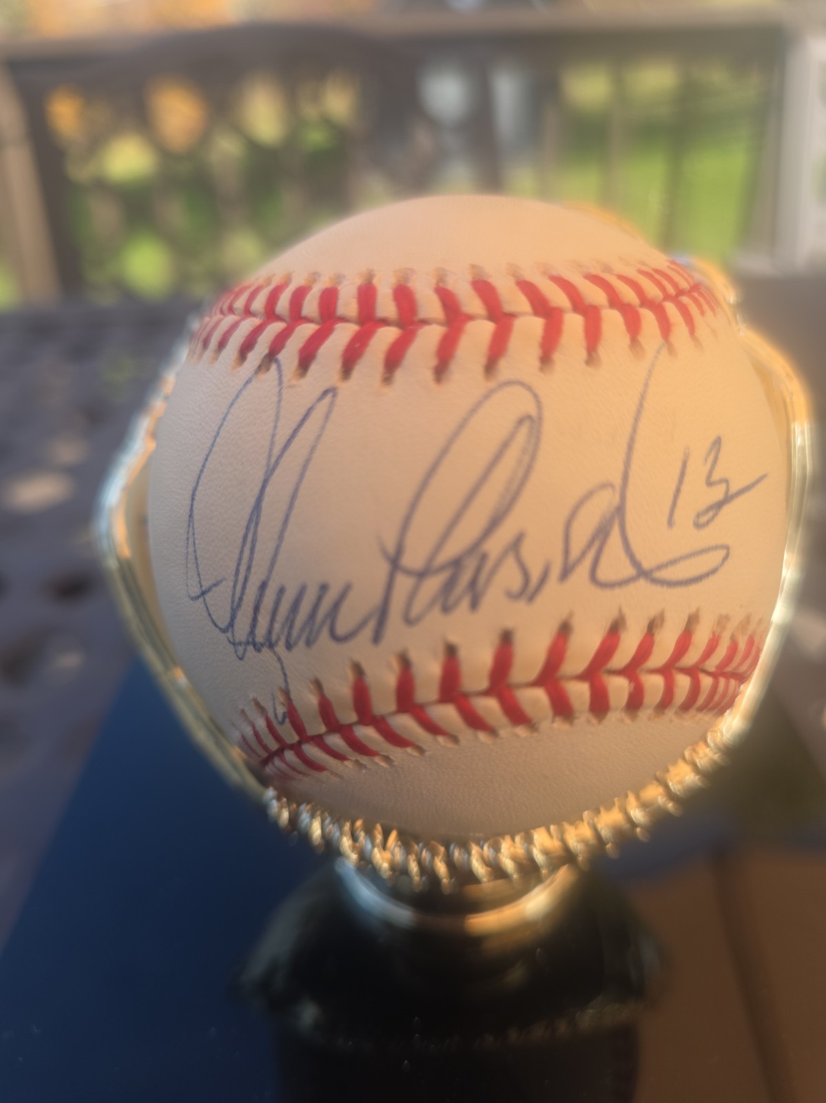 LANCE PARRISH #13 Auto Signed Official Rawlings Baseball Detroit Tigers