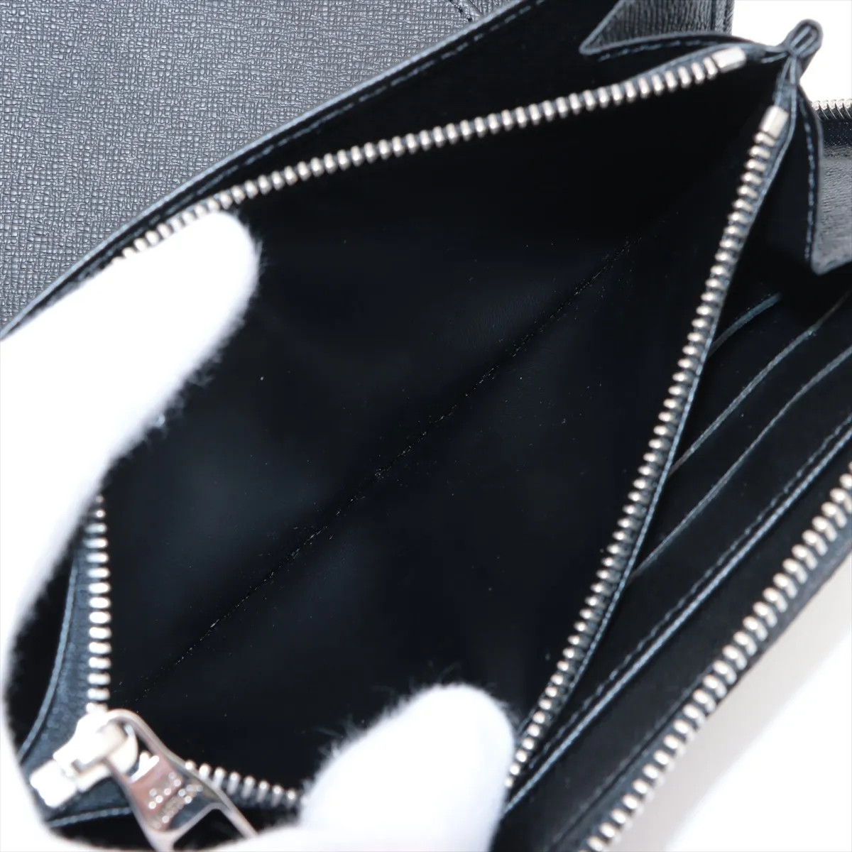 Louis Vuitton Damier Graphite Zippy Organiser N63077 Black Zip Round Wallet thumbnail 8