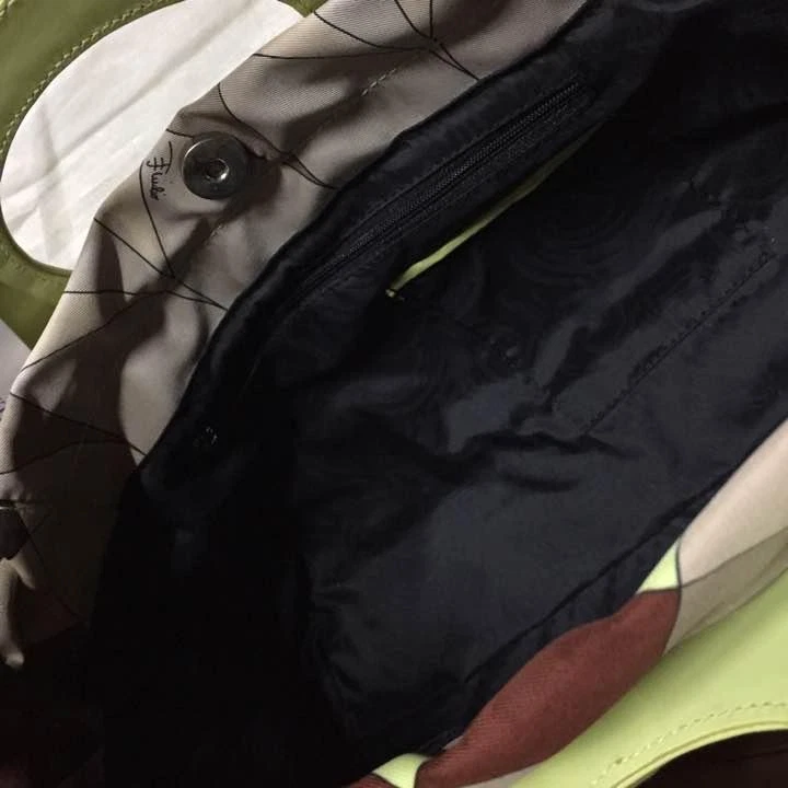 Bolso de Mano EMILIO PUCCI Pelo de Poni Cartera en Amarillo Verde con Bolsa para el Polvo Japón Foto 3 de 4