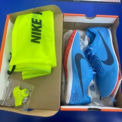 Nike Zoom Victory 3 Track Shoes Mens 10.5 Womens 12 Blue Fox 835997-446 NIB