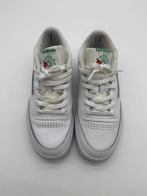 Reebok Club C 85 White Glen Green Men's Size 9 Classic Tennis Sneakers AR0456