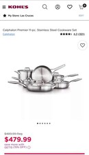 Calphalon Premier Pan Set, Stainless Steel - 11 Piece