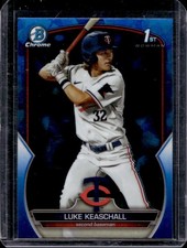 2023 Bowman Draft Sapphire Luke Keaschall Chrome 1st Prospect #BDC-53 Twins
