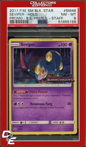 Seviper graded PSA 8 for sale on eBay