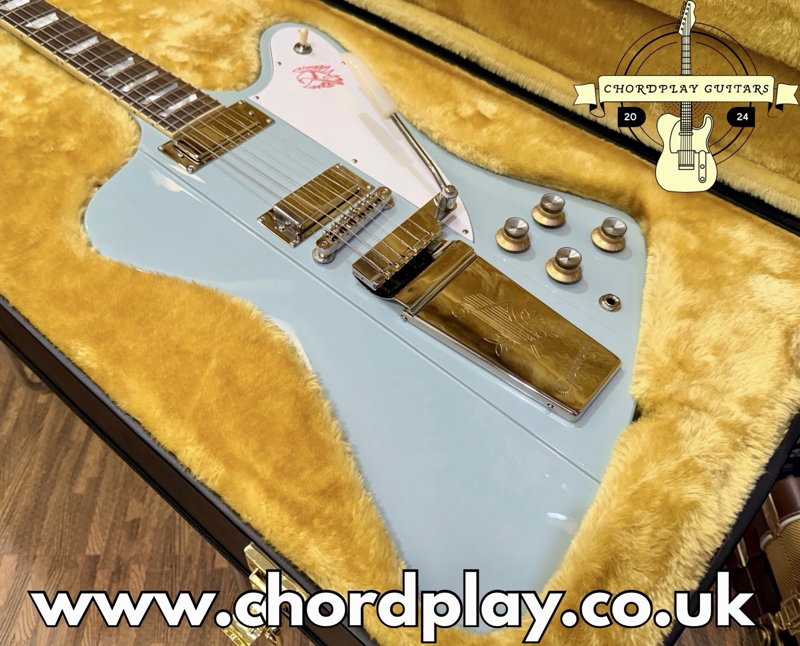 ?MINT? Epiphone 1963 Firebird V Maestro Vibrola ~  By Gibson Custom ~  Hard Case!