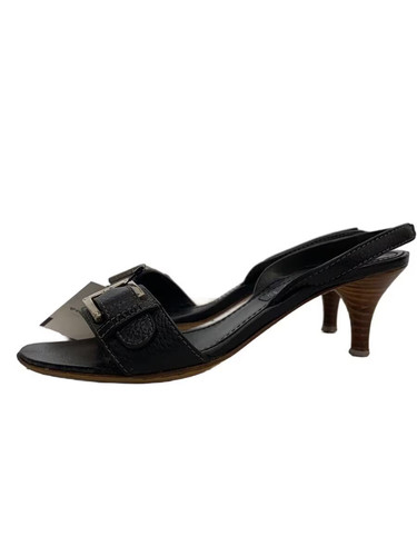 LOEWE Sandals 37 Black Leather