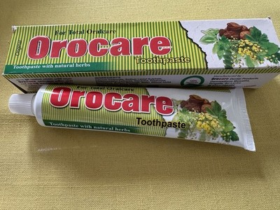 OROCARE Ayurvedic Non Fluor Zahnpasta with Natural Herbs 100g aus Deutschland