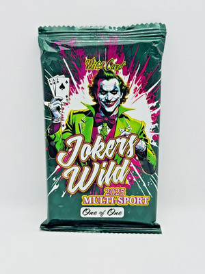 2025 Jokers Wild Multi-Sport Sealed Pack • Guaranteed 1/1 • Random