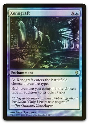 Xenograft #51 (Foil) (NM) New Phyrexia NPH Magic MTG