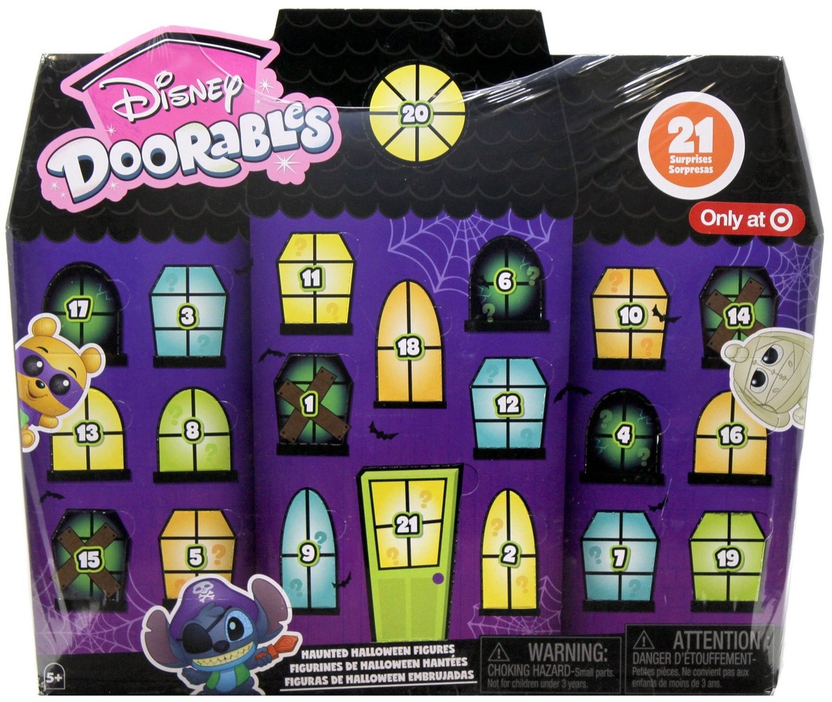 Disney Doorables Haunted Halloween Figures Countdown Calendar [21