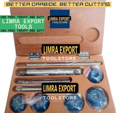 5 DOUBLE SIDED Cutters Set Carbide Tipped Valve Seat 45-30-70 (20 Bore) Deg BEST