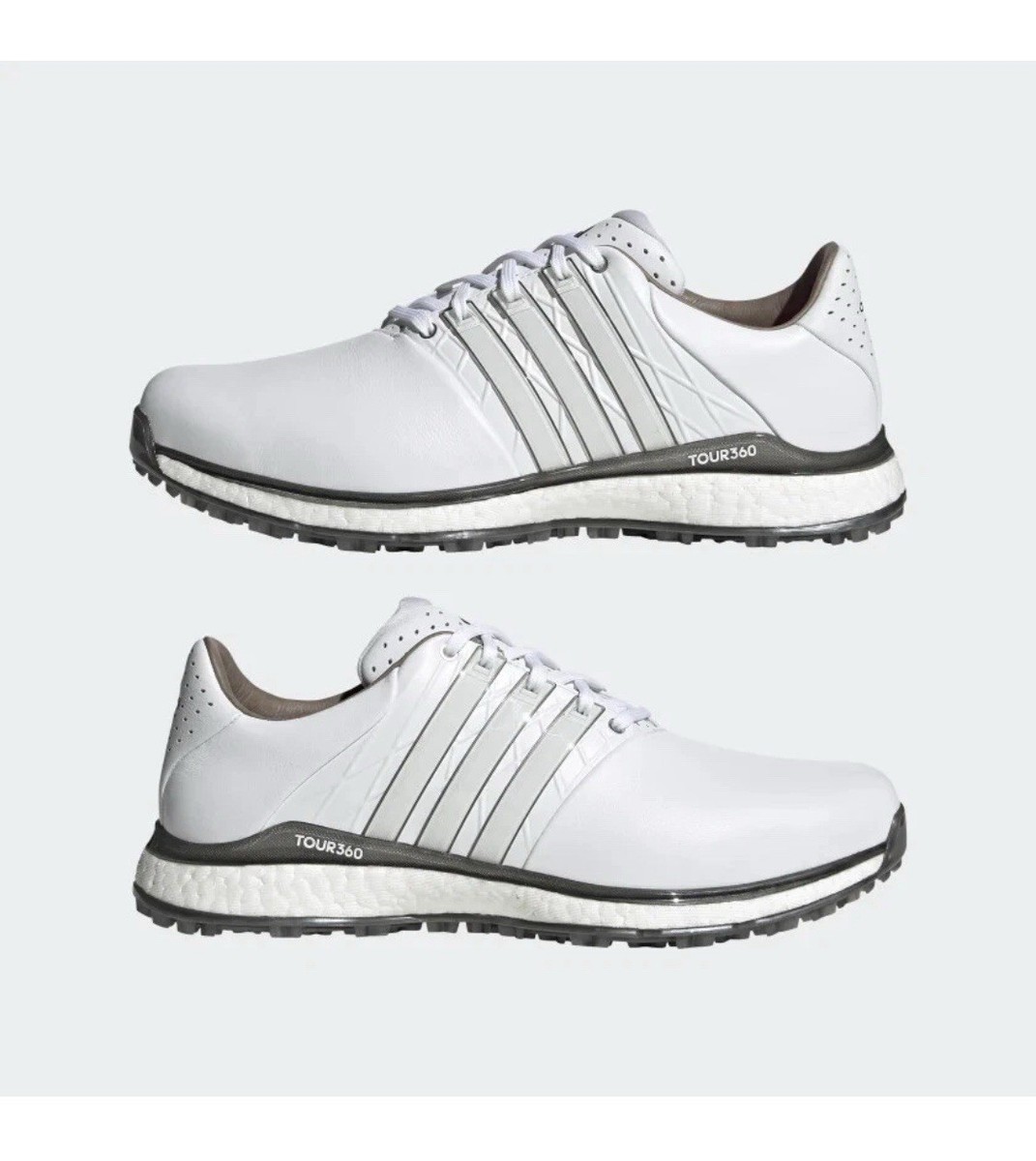 Adidas Tour360 XT-SL 2.0 White Silver Golf Shoes EG4872  display picture 3