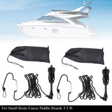 Fit For Grapnel Boat Marine Kayak Anchor Set Black Folding 2.5KG 2-Pack