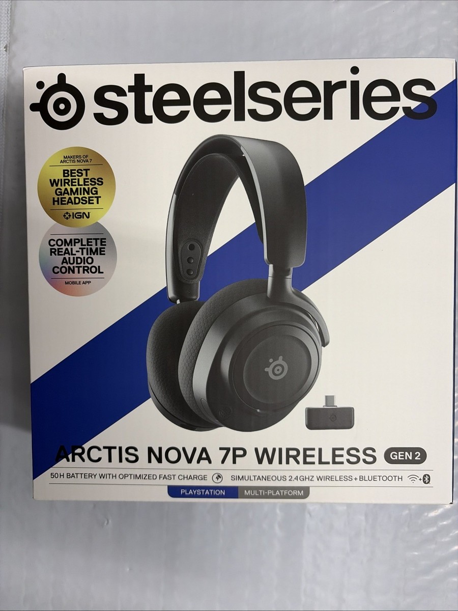 Steelseries Arctis Nova 7P Gen 2 Wireless Gaming Headset Boom Mic
