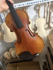 Ready to Play Powerful Warm Sound Fine Flame Handmade 3/4 Violin with Case Bow