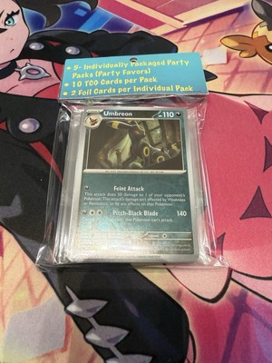 Pokemon Card Prismatic Evolutions Party Packs | 5- 10 Packs | 50 Cards Each