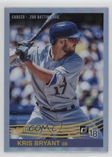2018 Donruss Retro 1984 Variations Stat Line Career Kris Bryant (Batting) 0q3