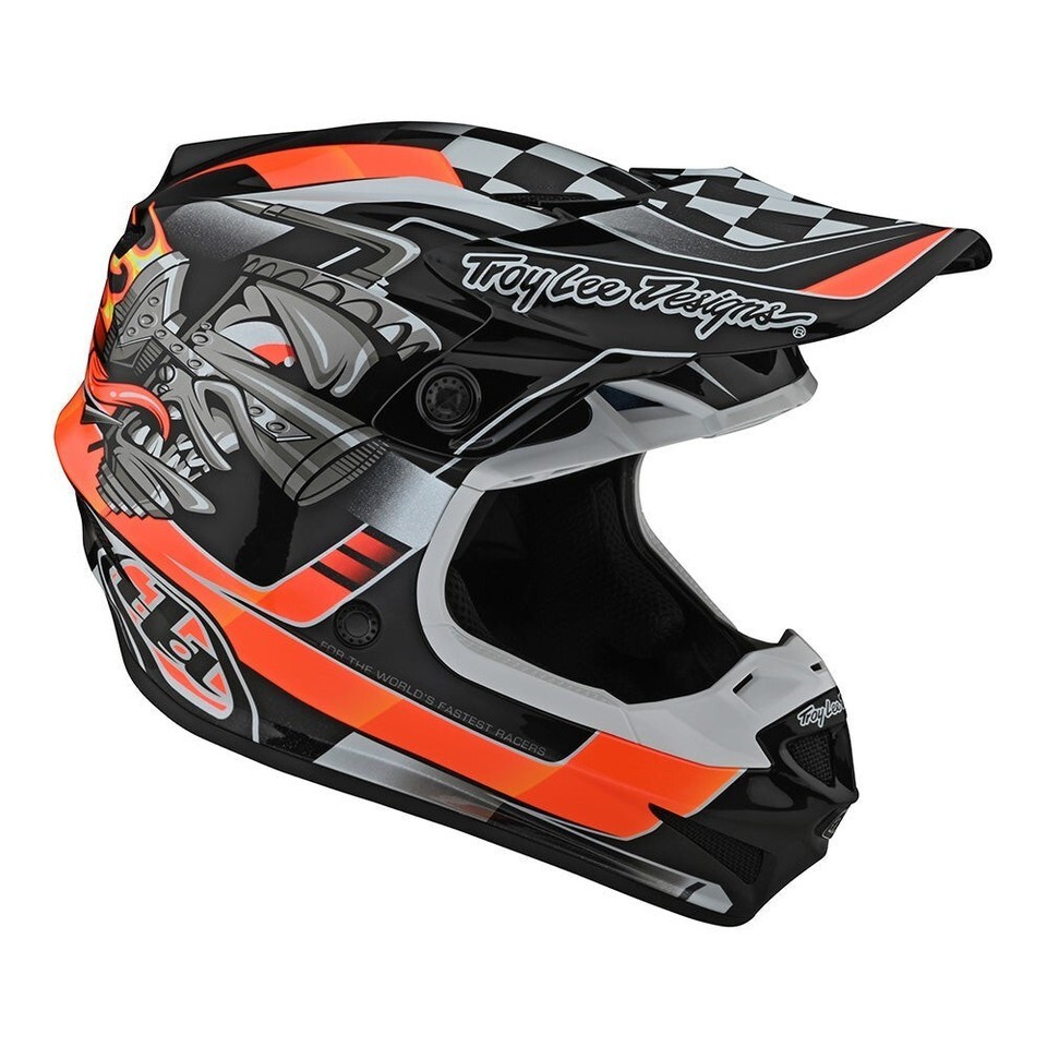 NEW Troy Lee Designs SE4 POLY CARB Motocross Helmet W/MIPS B